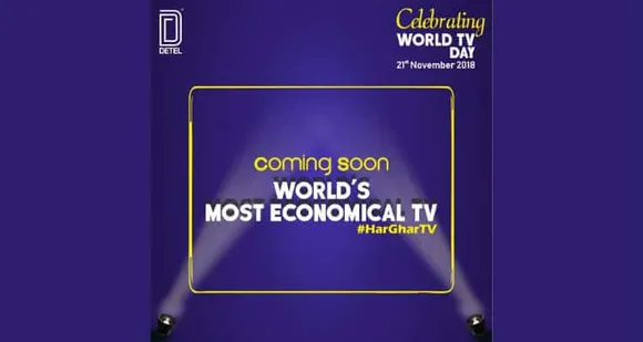 Detel teases the launch of  World's most economical TV