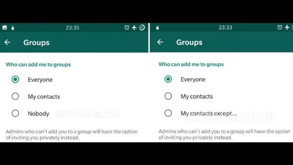 WhatsApp updates group privacy settings, brings 'nobody' feature