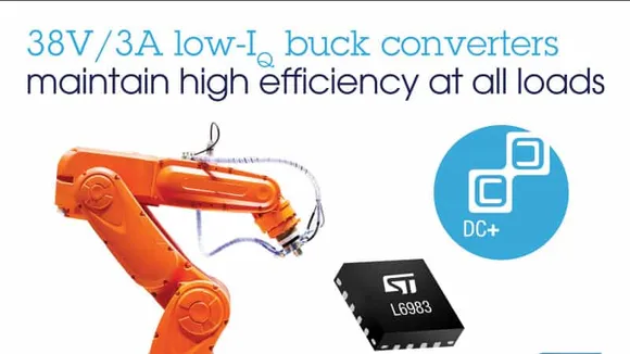 STMicroelectronics Launches Highly Integrated DC/DC Converters