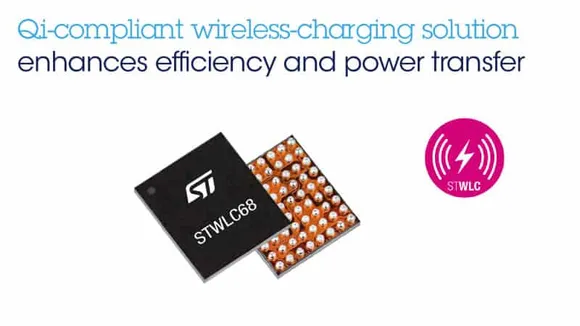 Fully Integrated Wireless-Charging IC from STMicroelectronics