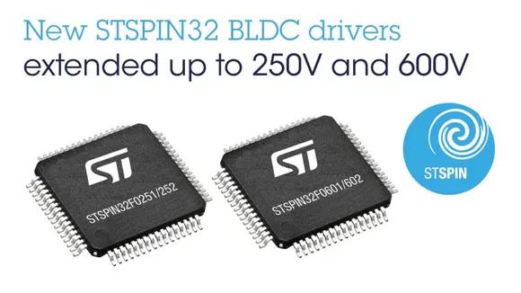 STMicroelectronics has introduced the New STSPIN32 BLDC Drivers