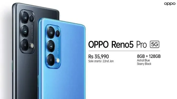 OPPO Launches Reno 5 Pro 5G and Enco X earphones in India