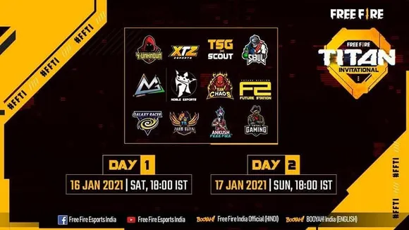 Garena Announces Its Free Fire Titan Invitational, First Esports Tournament in India This Year