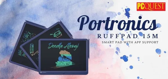 Portronics Launches ‘Ruffpad 15M’ Coloured Smart Pad with App Support