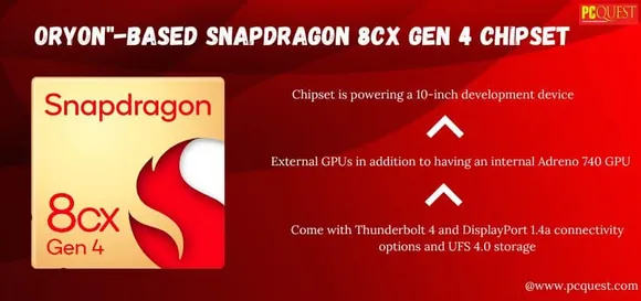Qualcomm is Testing a Snapdragon 8cx Gen 4 Chip Powered by Oryon
