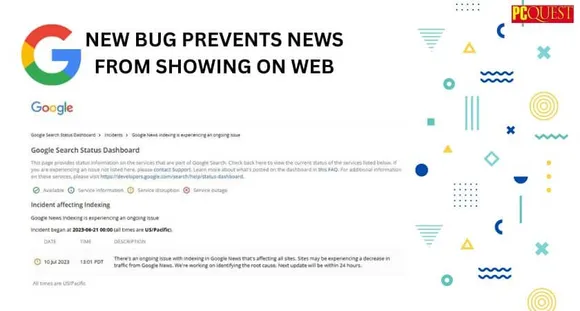 Google New Bug Prevents News from Showing on Web