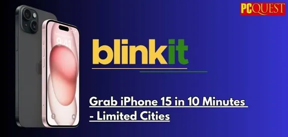 Buy iPhone 15 From Blinkit in 10 minutes: Available in Select Cities Only