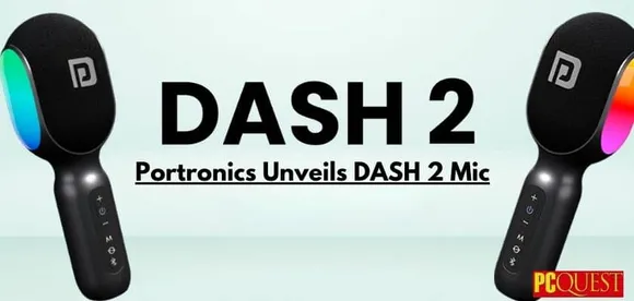 Portronics Launches DASH 2 Wireless Karaoke Mic with Built-in Speakers