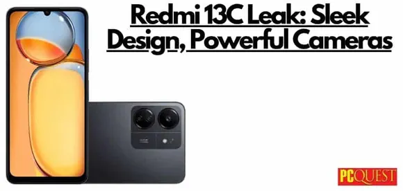 Redmi 13C Renders Leaked Online: To Have Water Drop-Style Notch and 50-Megapixel Triple Rear Cameras