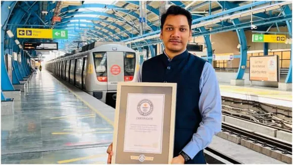 Delhi man creates Guinness World Record for 'Fastest time to travel to all  Metro stations'