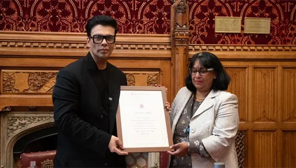 Karan Johar on being felicitated by British Parliament for his contribution  to cinema: 'Dreams do come true'-Entertainment News , Firstpost