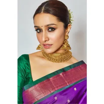 Shraddha Kapoor wears one of her mom's saree for Diwali this year!