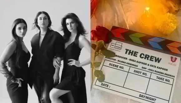 Kriti Sanon, Kareena Kapoor, Tabu begin shoot for 'The Crew'