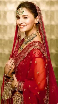 Alia bhatt..bridal dress up! | Pinterest
