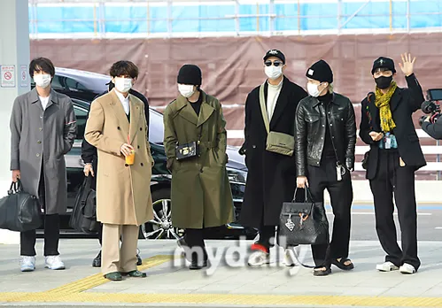 Globally Popular BTS Spotted At Incheon International Airport As They  Head Off To L.A.<br />
