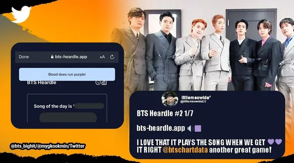 BTS ARMY Creates New Game App BTS Heardle For ARMY's To Test Their lyrical Knowlege 