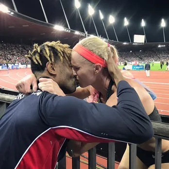 Olympian Proposes To Olympian At Track Meet - Bernews