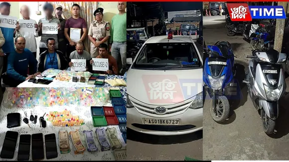 Three Arrested, Drug Seized in Two Separate Ops in Assam