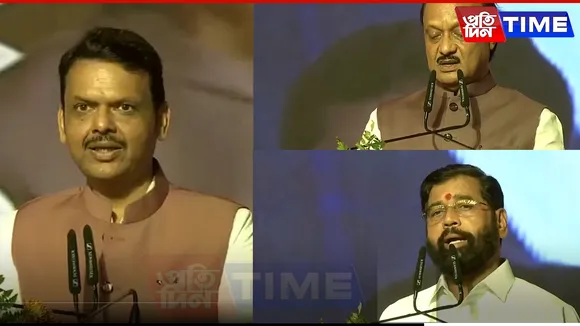 Devendra Fadnavis Sworn in as Maharashtra CM; Shinde, Pawar as Deputies