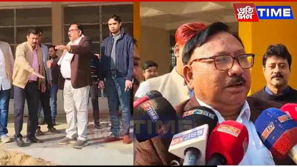 Minister Jogen Mohan Inspects Khanapara ISBT, Set to Open on January 1