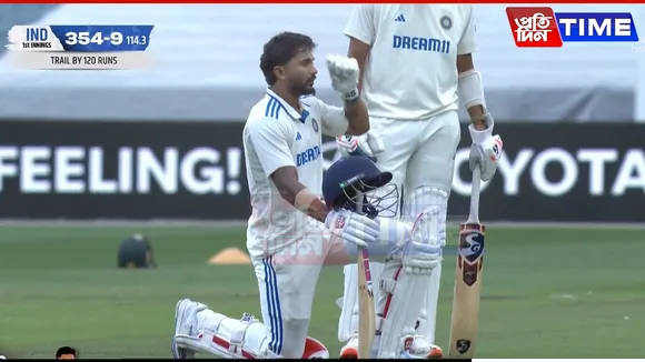 Century in Crisis: Reddy's Maiden Test Ton Gives India Much-Needed Momentum