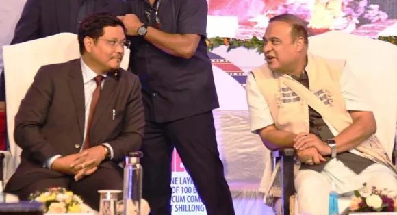 Himanta Biswa Sarma and Conrad Sangma
