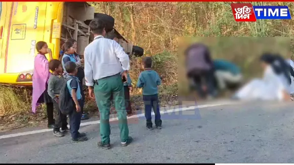 Student Dead In School Bus Accident In Assam's Umrangso; Many Injured