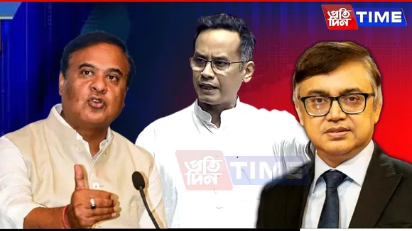 CM Sarma & Wasbir Hussain Appeared Prompt in Replying to Gaurav Gogoi