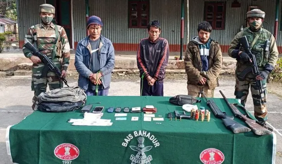 3 NSCN-(IM) Cadres Nabbed In Manipur