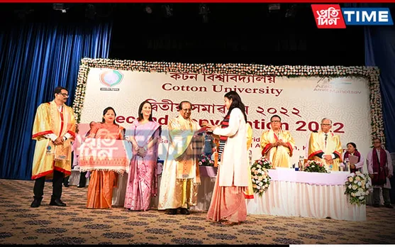 1,375 Students Conferred Degrees at 2nd Convocation of Cotton University