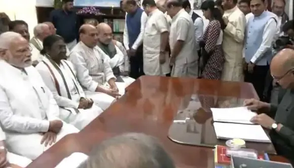 NDA's Presidential Candidate Droupadi Murmu Files Nomination