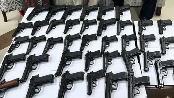 45 Guns Seized From Indian Couple at Delhi's IGI Airport