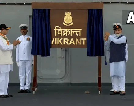 PM Modi Commissions India's First Indigenous Aircraft Carrier INS Vikrant