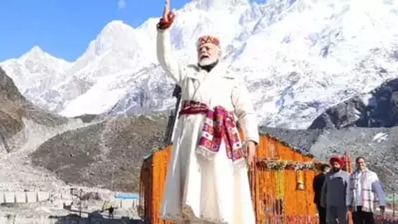 PM Modi Lays Foundation Stone for Kedarnath Ropeway Project