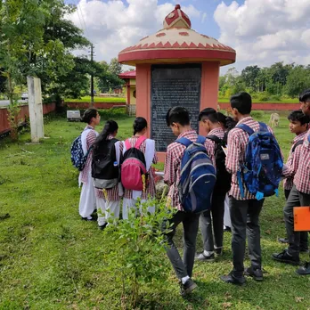 Assam School Organises History Field Trip at Rangoli Aideo Maidam In Golaghat
