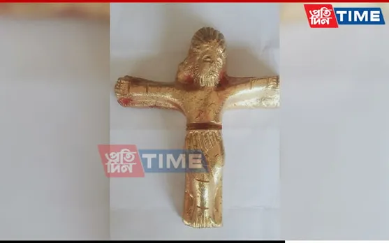 Guwahati Railway Police Seize Fake Gold Statue Of Jesus Christ, 2 Held