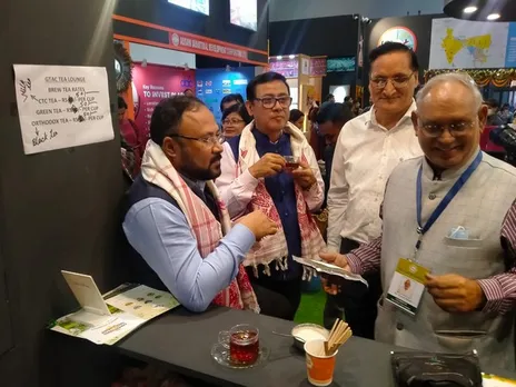 Bimal Bora Lauds Guwahati Tea Auction Centre's Tea Lounge at IITF