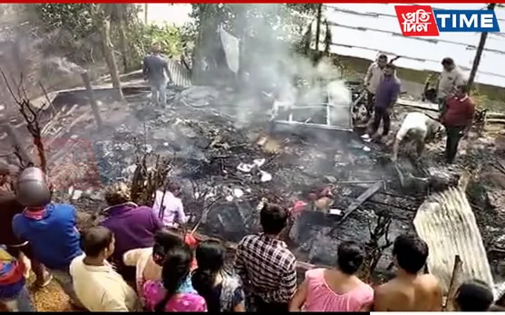 Guwahati: Earthen Lamp Sparks House Fire at Hengerabari