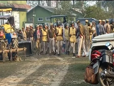 Anti-Encroachment Drive In Assam's Nagaon; Heavy Security Deployed