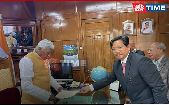 M'laya CM Sangma Submits Resignation To Governor Phagu Chauhan