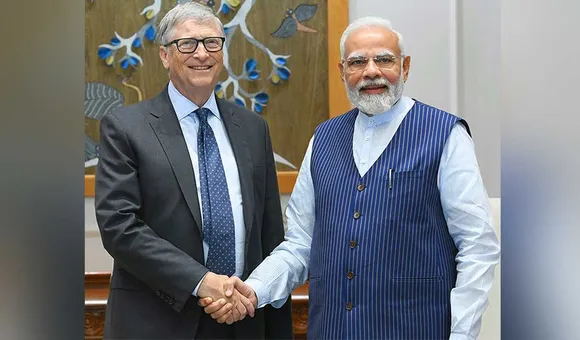 Bill Gates Meets PM Modi In New Delhi
