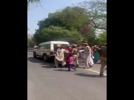 Widows of 2019 Pulwama Attack Martyrs Protest Against Rajasthan Govt