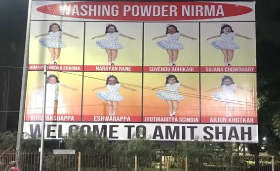 ‘Washing Powder Nirma’ Poster in Hyderabad Against BJP Sparks Controversy