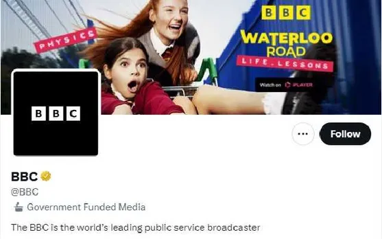 Twitter Labels BBC as 'Government Funded Media'