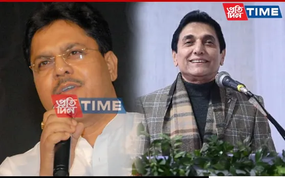 Guwahati: Ajit Bhuyan Meets Bhupen Borah At His Residence