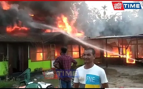 Fire Guts 8 Residences in Assam’s Silchar
