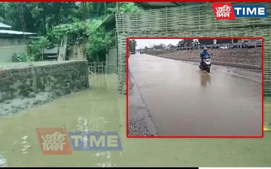 Incessant Rainfall Triggers Flash Floods in Several Parts of Assam