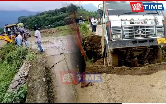 Assam: Vehicular Movement Between Haflong-Silchar Snapped