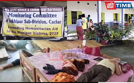 Cachar Dist Administration Provides Shelter to Meiteis From Mizoram