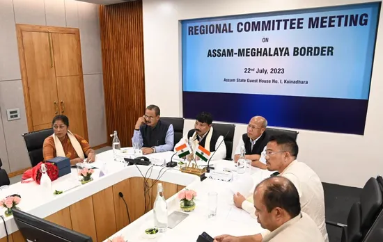 Regional Committees of Assam & Meghalaya Meet to Discuss Border Dispute